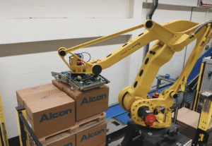 Robotica Fanuc palletiser warehouse magazijn