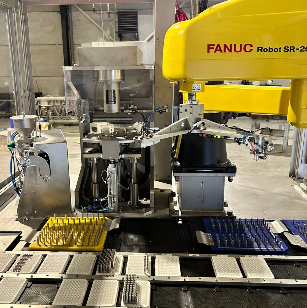 Fanuc robot assemblage felsen