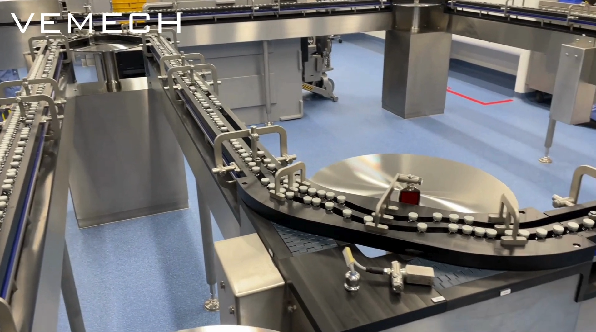 pharmaceutique convoyeur vials