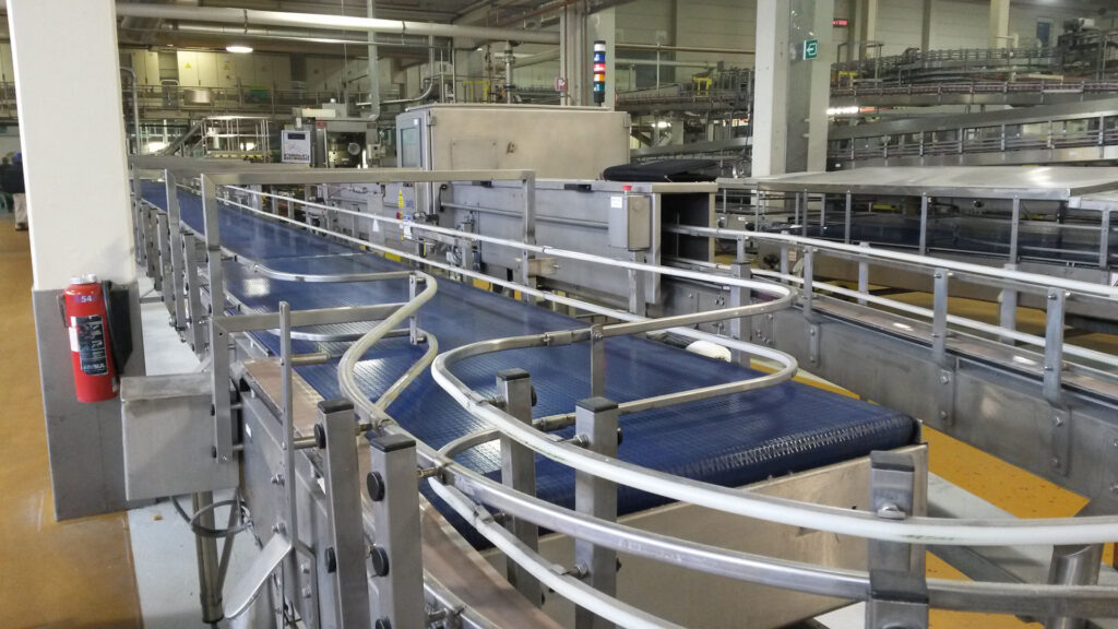 TRANSPORTSYSTEMEN VERPAKKING modulaire transportband
