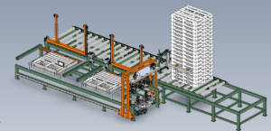 Pallet assemblage machine